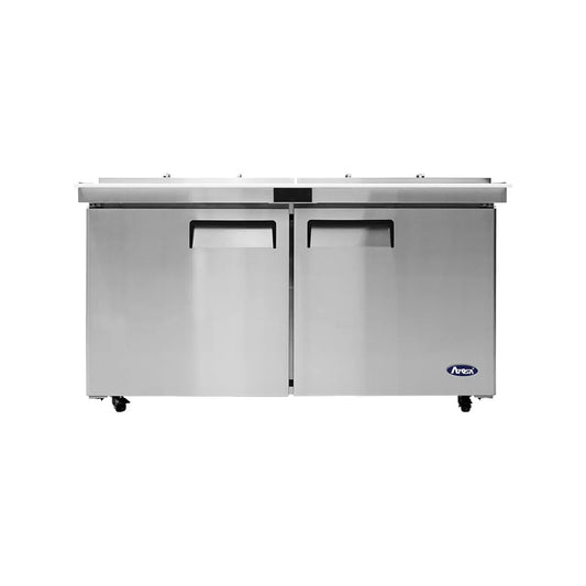 New Atosa MSF8307GR-NTCV 60" Mega Top Sandwich Prep. Table with Night Covers