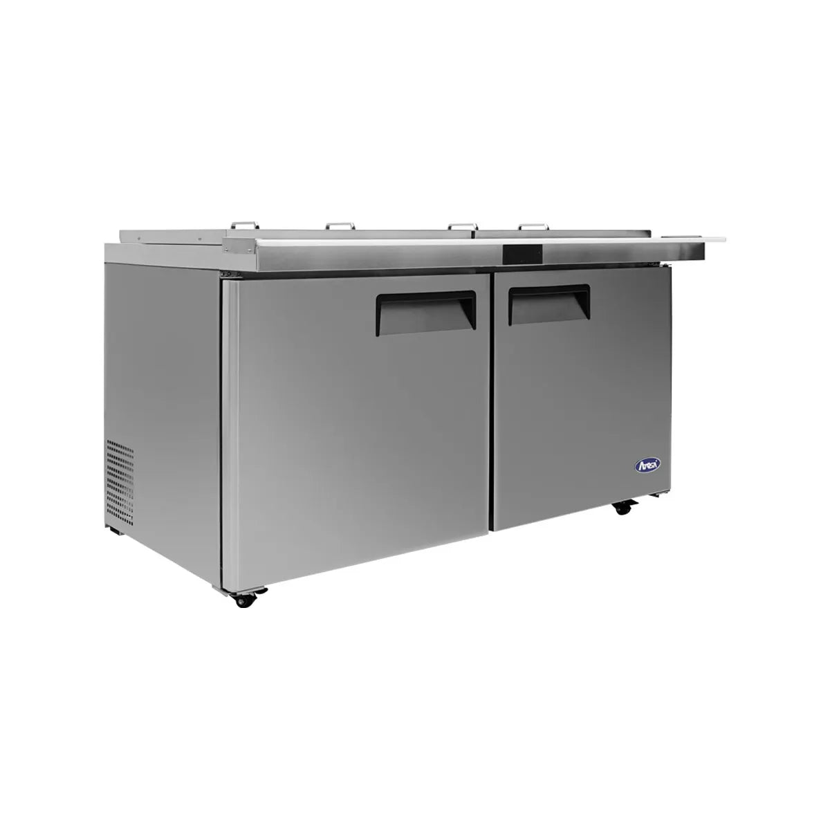 New Atosa MSF8307GR - NTCV 60" Mega Top Sandwich Prep. Table with Night Covers - Falcon Restaurant Supply - 3