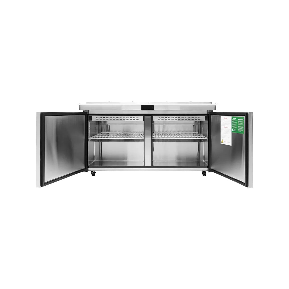 New Atosa MSF8307GR - NTCV 60" Mega Top Sandwich Prep. Table with Night Covers - Falcon Restaurant Supply - 2