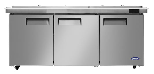 New Atosa MSF8308GR-NTCV 72" Mega Top Sandwich Prep. Table with Night Covers