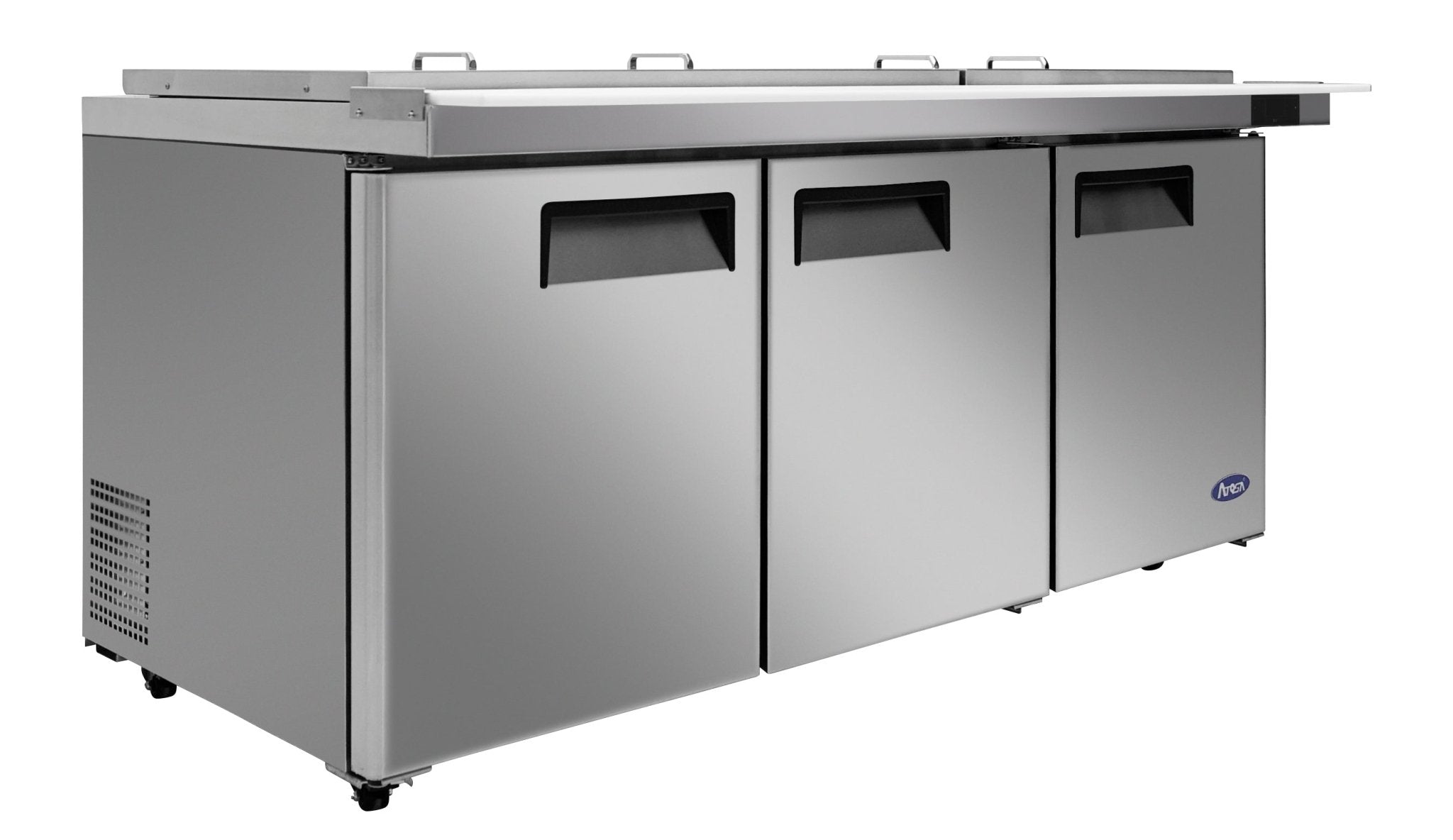 New Atosa MSF8308GR - NTCV 72" Mega Top Sandwich Prep. Table with Night Covers - Falcon Restaurant Supply - 4