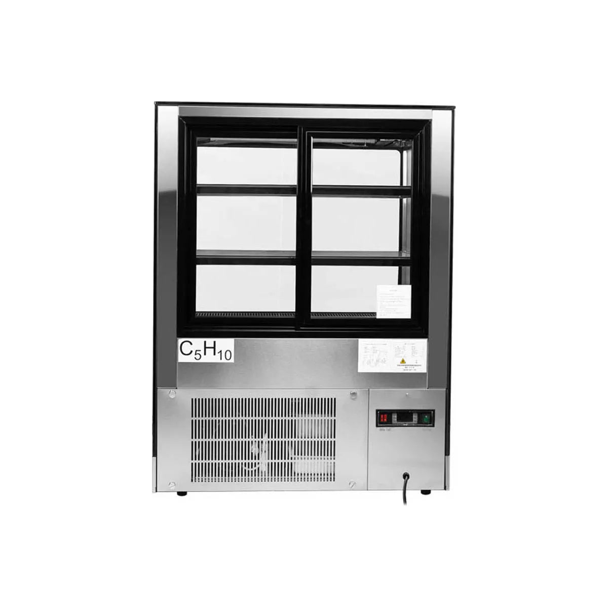 New Atosa RDCS - 35 Floor Model Refrigerated Display Square, 35" - Falcon Restaurant Supply - 5