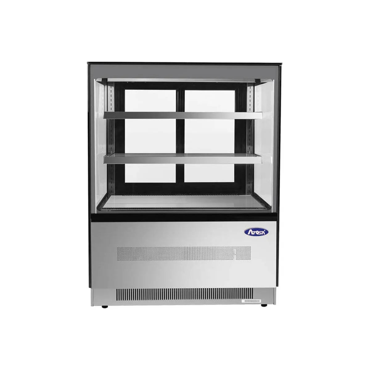 New Atosa RDCS - 35 Floor Model Refrigerated Display Square, 35" - Falcon Restaurant Supply - 2