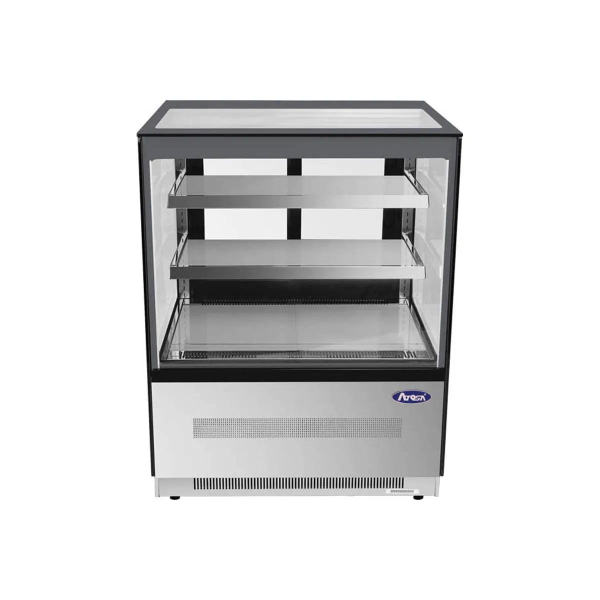 New Atosa RDCS-35 Floor Model Refrigerated Display Square, 35"
