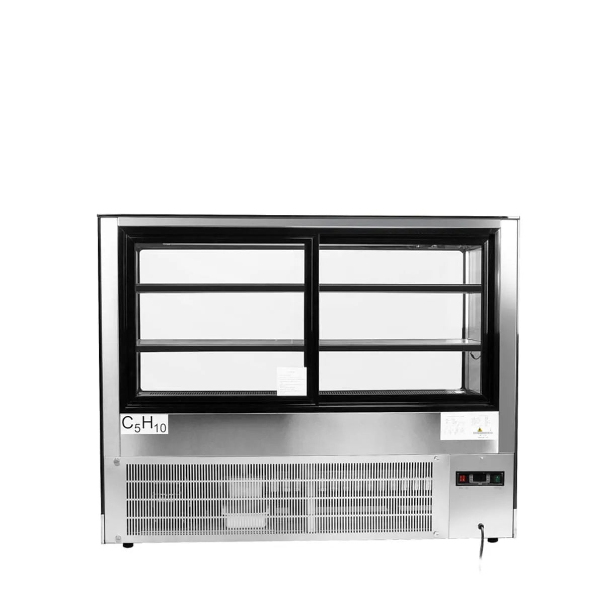 New Atosa RDCS-60 Floor Model Refrigerated Display Square, 60"