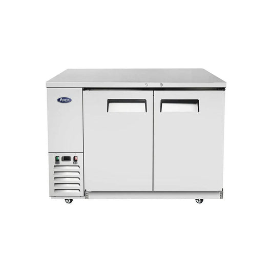 New Atosa SBB48GRAUS1 48" Back Bar Cooler Shallow Depth Stainless Steel