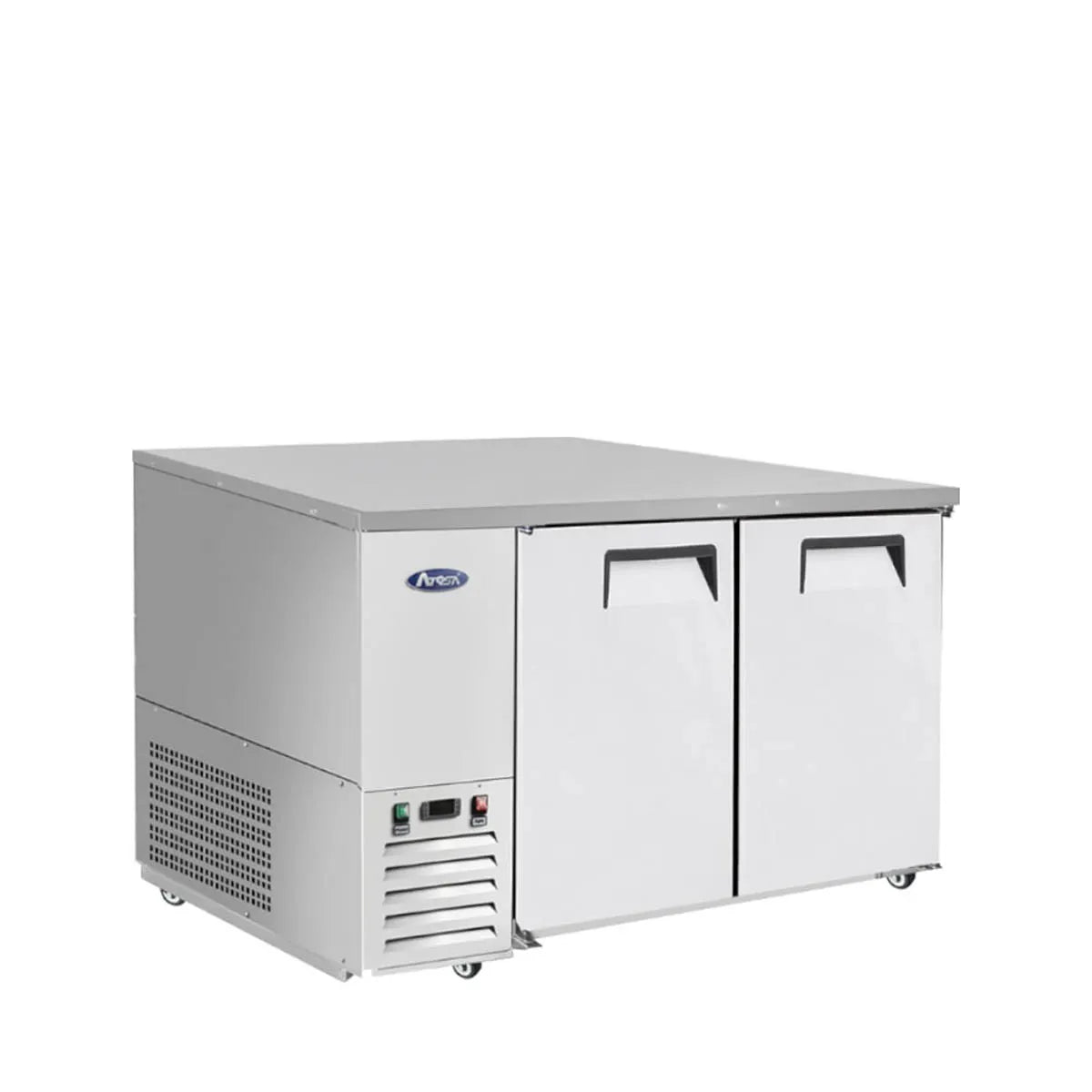 New Atosa SBB48GRAUS1 48" Back Bar Cooler Shallow Depth Stainless Steel