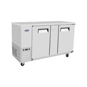New Atosa SBB69GRAUS1 69" Back Bar Cooler Shallow Depth Stainless Steel