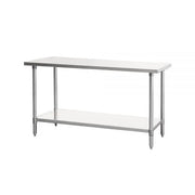New Atosa SSTW - 3030 Stainless Steel Work Table with Undershelf (30" x 30" x 34") - Falcon Restaurant Supply - 1