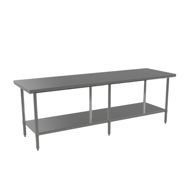 New Atosa ST3084EC 84" x 30" Stainless Steel Work Table