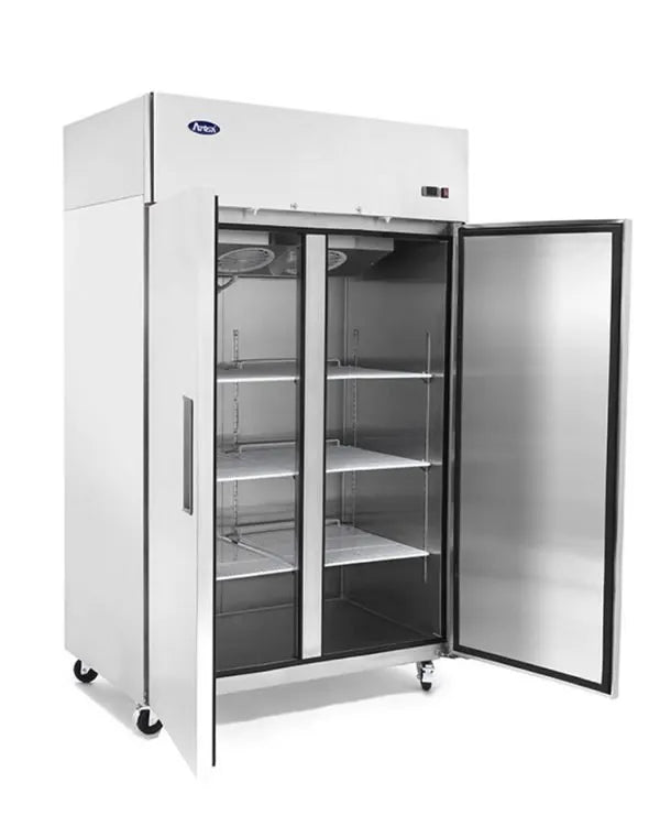 New Atosa MBF8002GR Top Mount (2) Door Reach-In Freezer