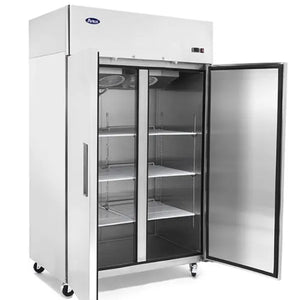 New Atosa MBF8002GR Top Mount (2) Door Reach-In Freezer