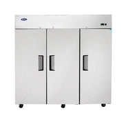 New Atosa MBF8003GR Top Mount (3) Door Reach-In Freezer