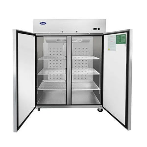 New Atosa MBF8005GR Top Mount (2) Door Reach-In Refrigerator