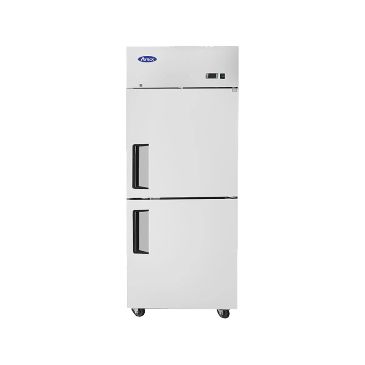 New Atosa MBF8010GR Top Mount (2) Divided Door Refrigerator