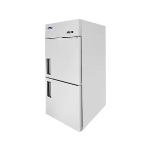 New Atosa MBF8010GR Top Mount (2) Divided Door Refrigerator