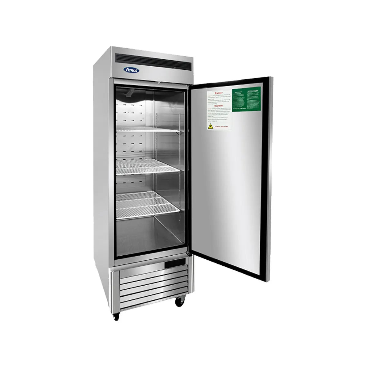 New Atosa MBF8505GR Bottom Mount (1) Door Reach-In Refrigerator