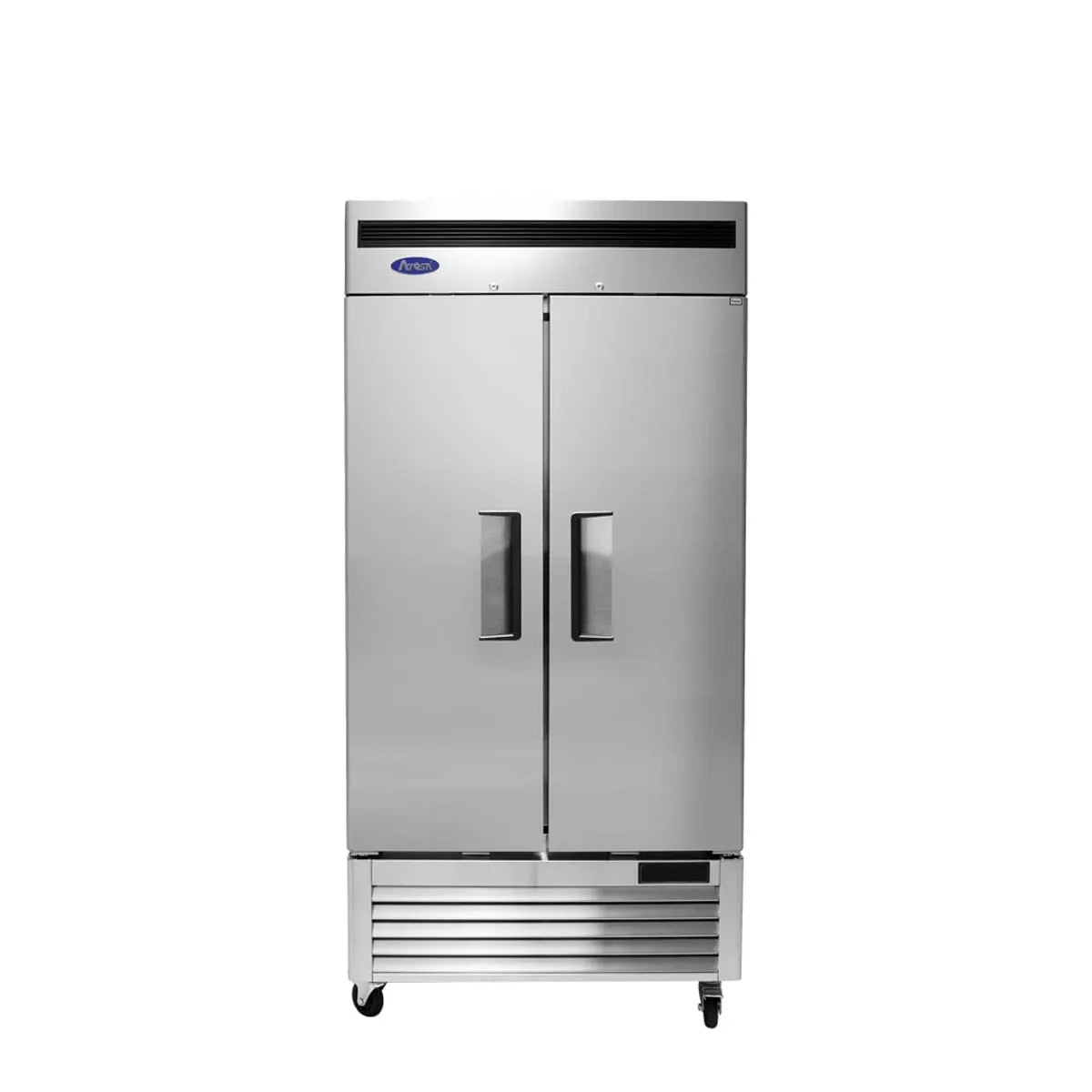 New Atosa MBF8506GR Bottom Mount Slim (2) Door Reach-In Refrigerator