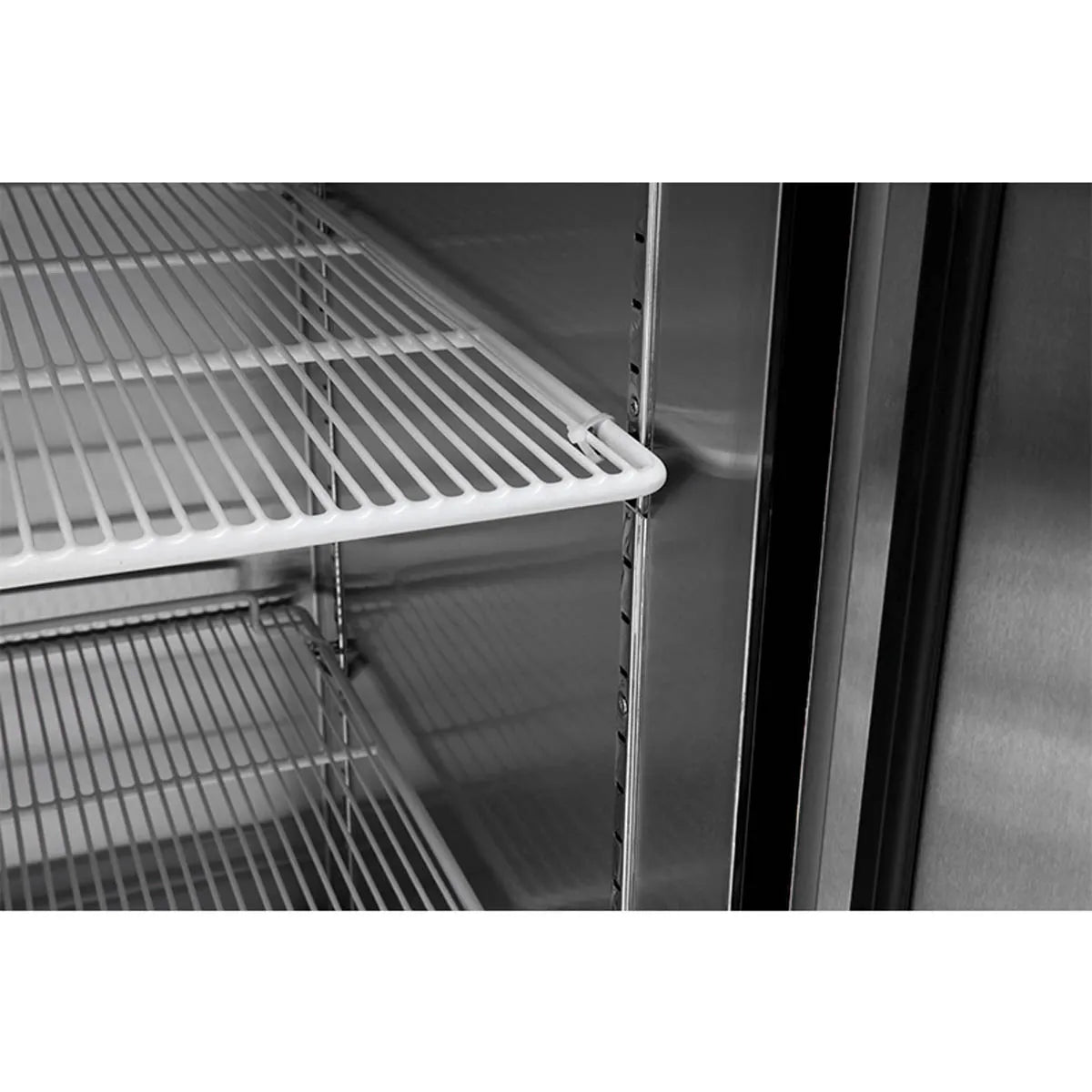 New Atosa MBF8506GR Bottom Mount Slim (2) Door Reach-In Refrigerator