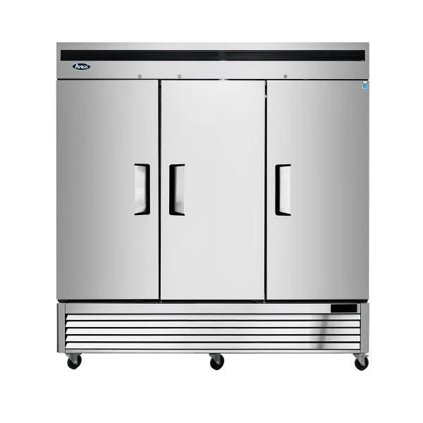 New Atosa MBF8508GR Bottom Mount (3) Door Reach-In Refrigerator
