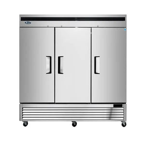 New Atosa MBF8508GR Bottom Mount (3) Door Reach-In Refrigerator