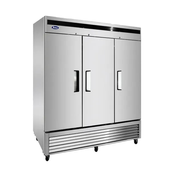 New Atosa MBF8508GR Bottom Mount (3) Door Reach-In Refrigerator