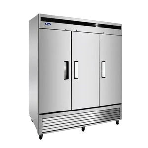 New Atosa MBF8508GR Bottom Mount (3) Door Reach-In Refrigerator