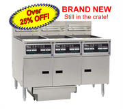 Pitco® Solstice Supreme  SSH55-3FD-I12 Natural Gas Floor Fryer 120-150 lb