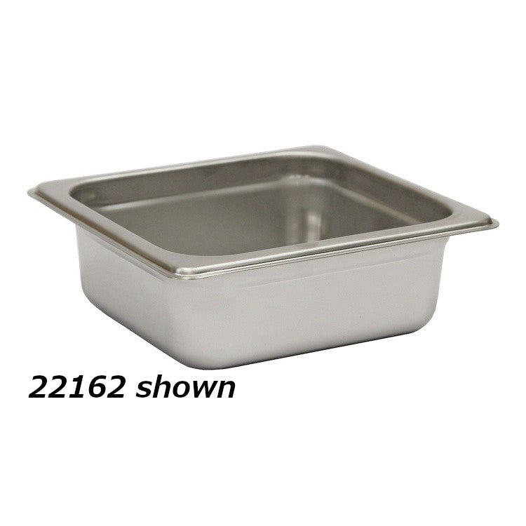 Browne 22164 Stainless Steel Steam Table Food Pan 1/6 Size 4″ Deep Case of 12