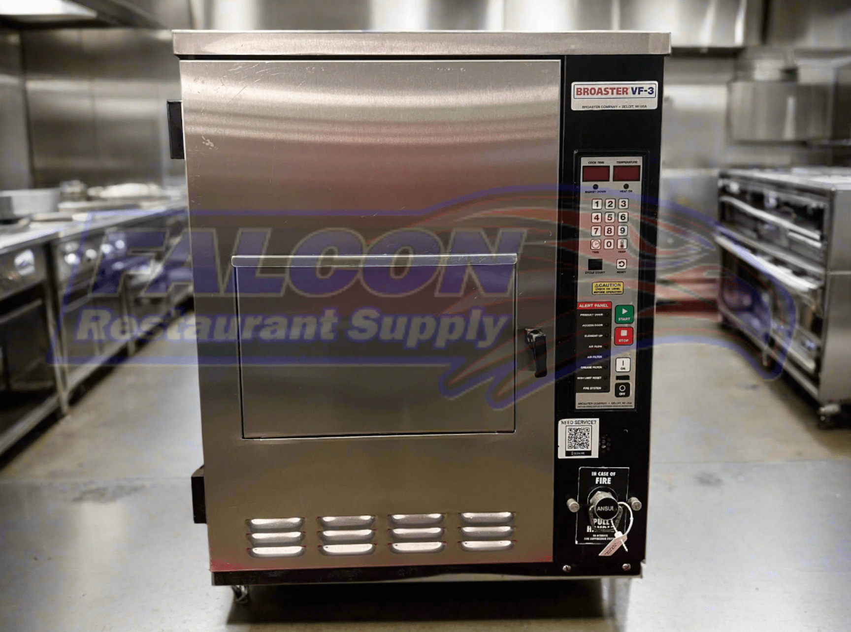 Used Broaster VF-3 Ventless Countertop Fryer with ANSUL System 120/208V 1PH