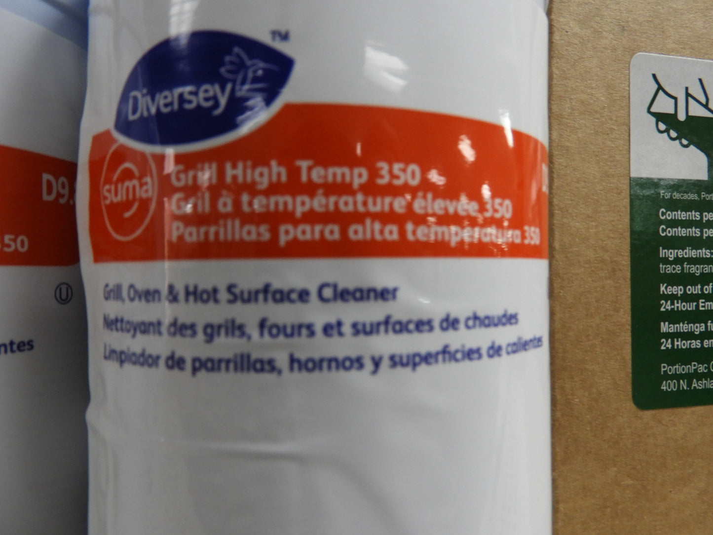 New 32oz Diversey 350 High Temp Grill Cleaner D9.8