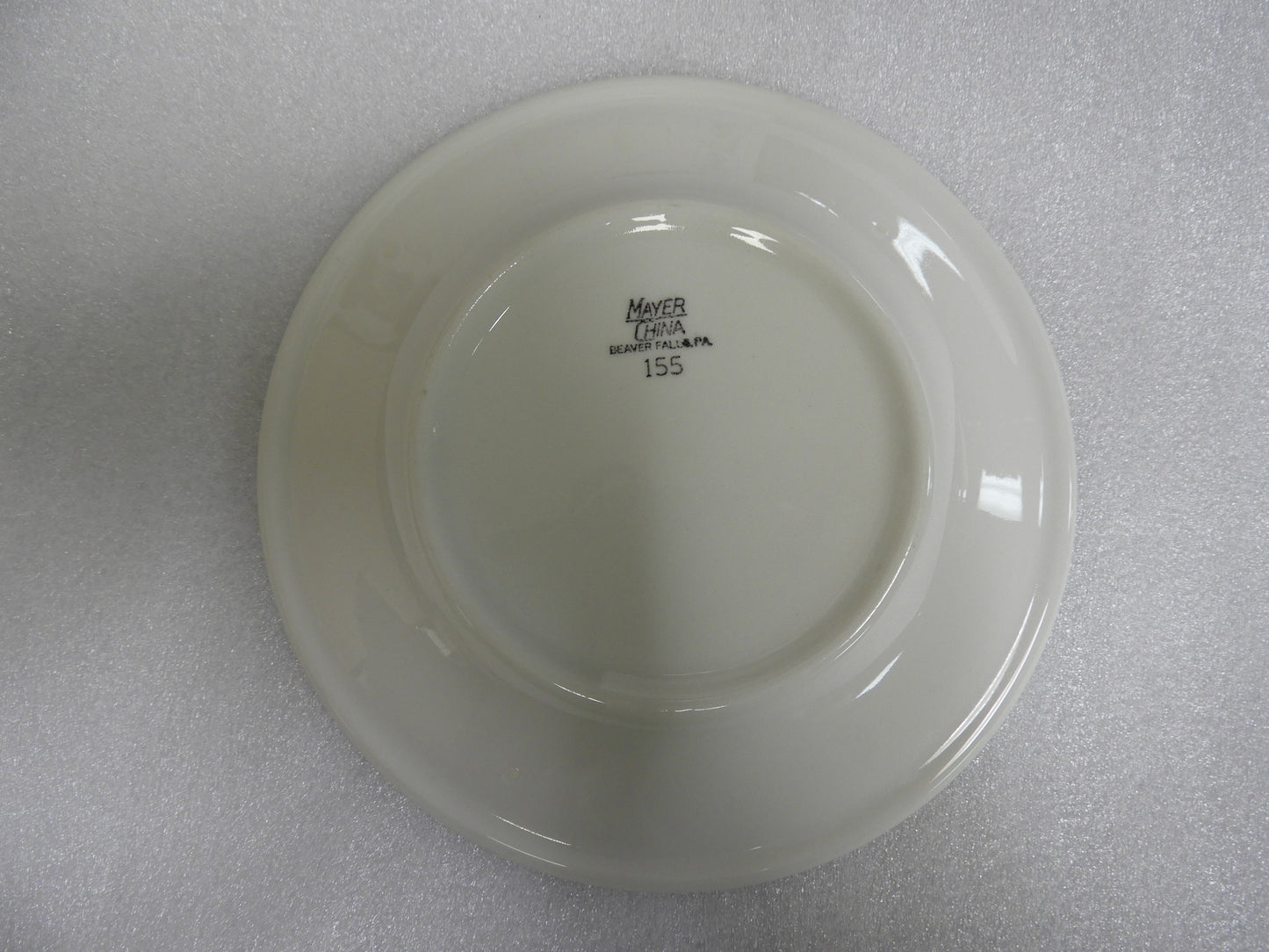 Used Mayer China 6" 155 Restaurant Dining Plate