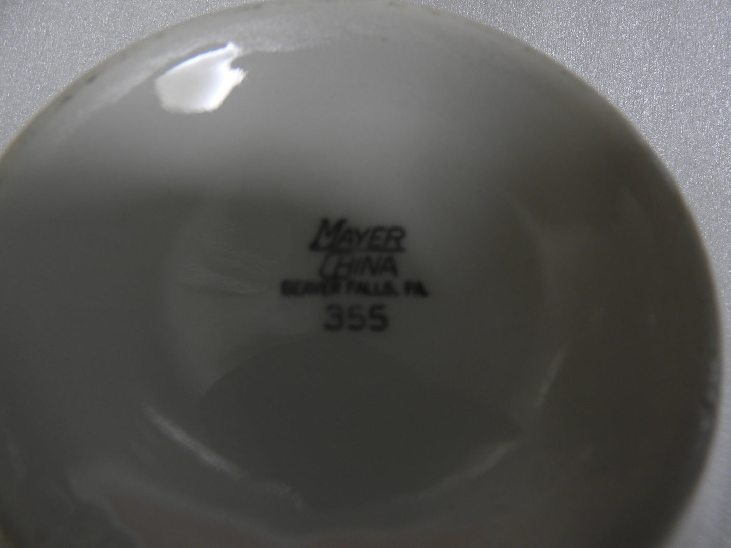 Used Mayer China 355 Restaurant Dining Bowl