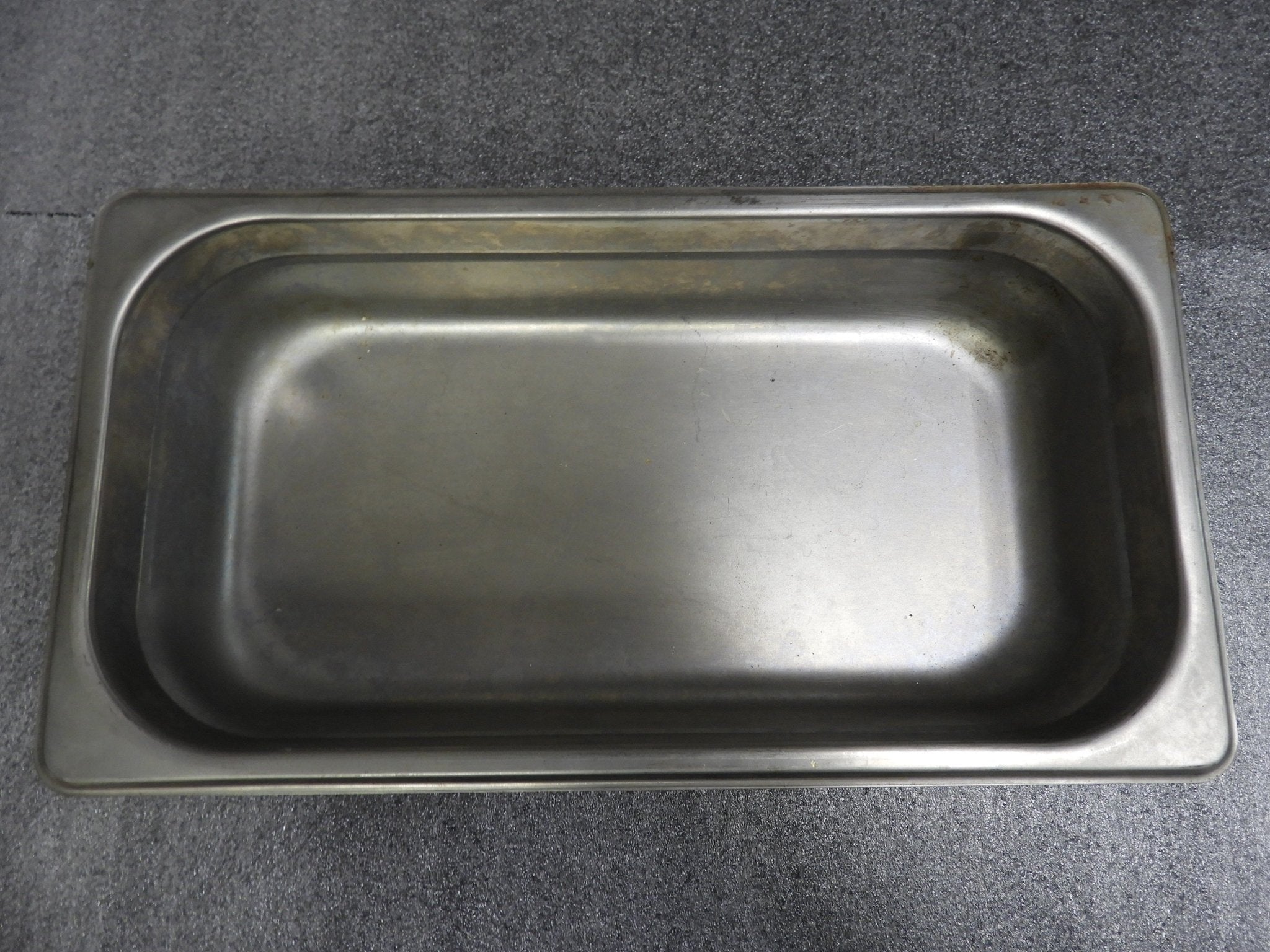 Used Choice 1/3 size stainless steel steam table pan 12 - 3/4x7x 2 - 1/2 C IP - Falcon Restaurant Supply - 1