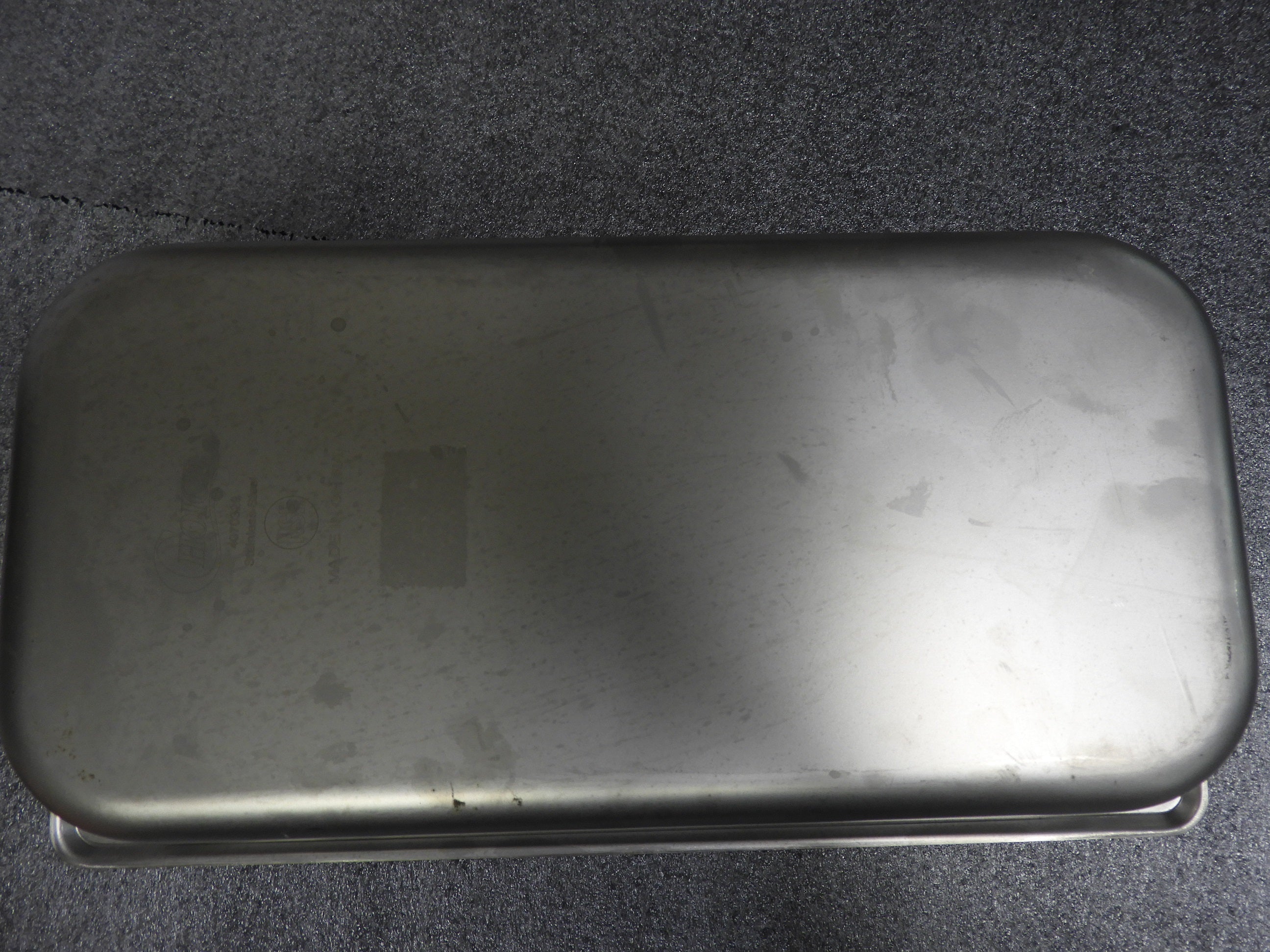 Used Choice  1/3 size stainless steel steam table pan  12-3/4x7x 2-1/2 C IP
