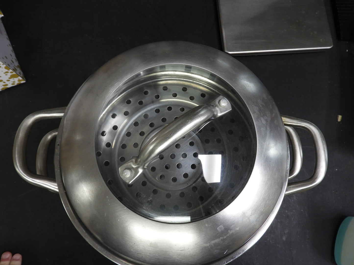 Used 3 Tier 11 Inch Stainless Steel Steamer Pot Set C IP