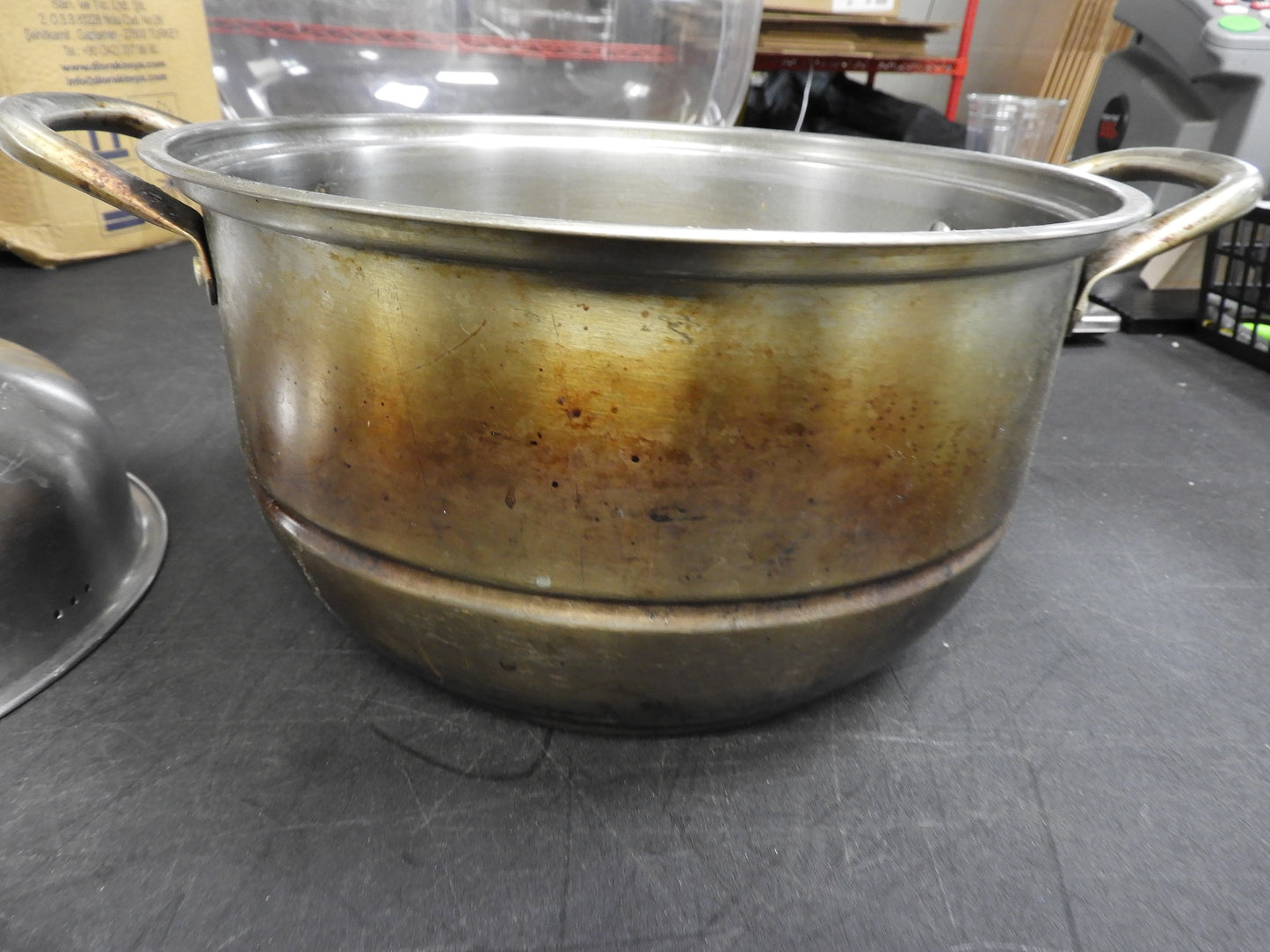 Used 3 Tier 11 Inch Stainless Steel Steamer Pot Set C IP