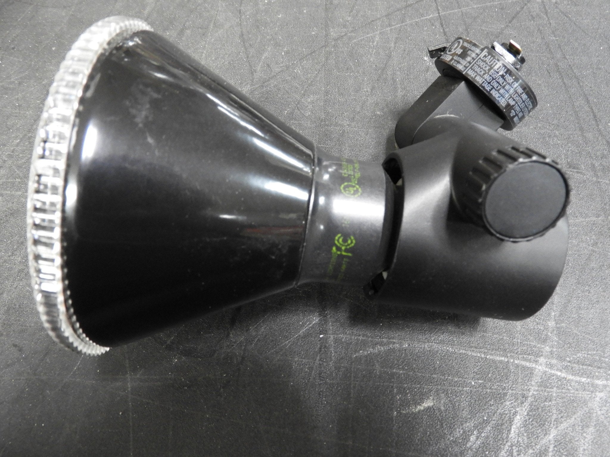 Used Lightolier 8201BK Track Lighting Par - Tech Low Profile Adapter, Black - Falcon Restaurant Supply - 4