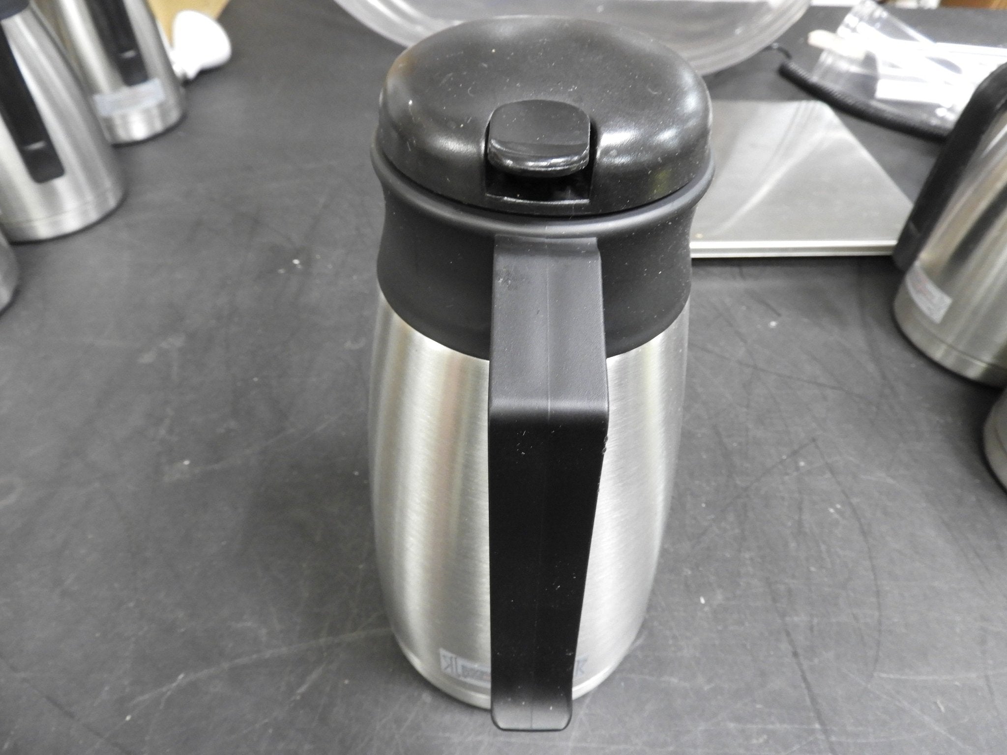 Used Newco 109357 1.6L Tall SS Lined Vaculator Thermal Carafe Server - Falcon Restaurant Supply - 2