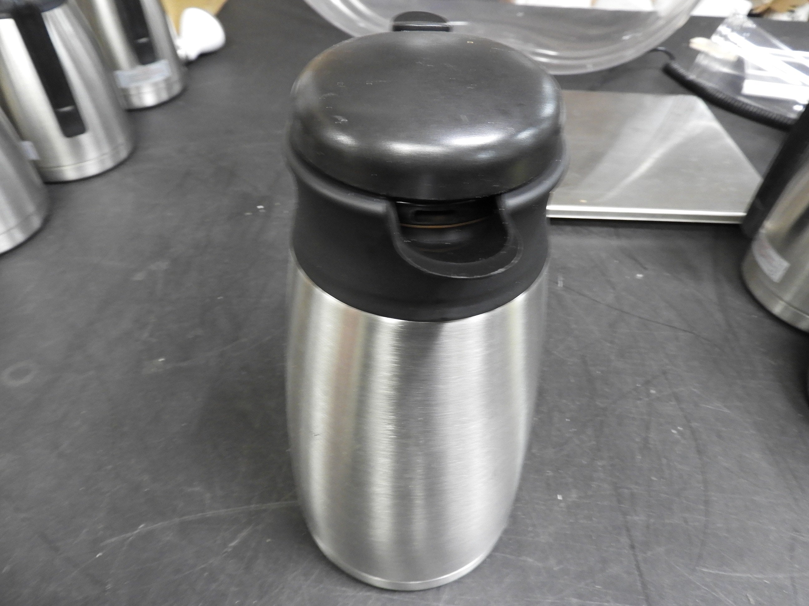 Used Newco 109357 1.6L Tall SS Lined Vaculator Thermal Carafe Server
