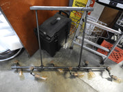 Used Steampunk Industrial Water Pipe and Spigot 6 LED Ceiling Light