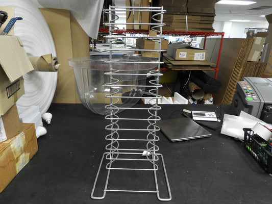 Used American Metalcraft 19029 15 Slot Metal Pizza Pan Rack