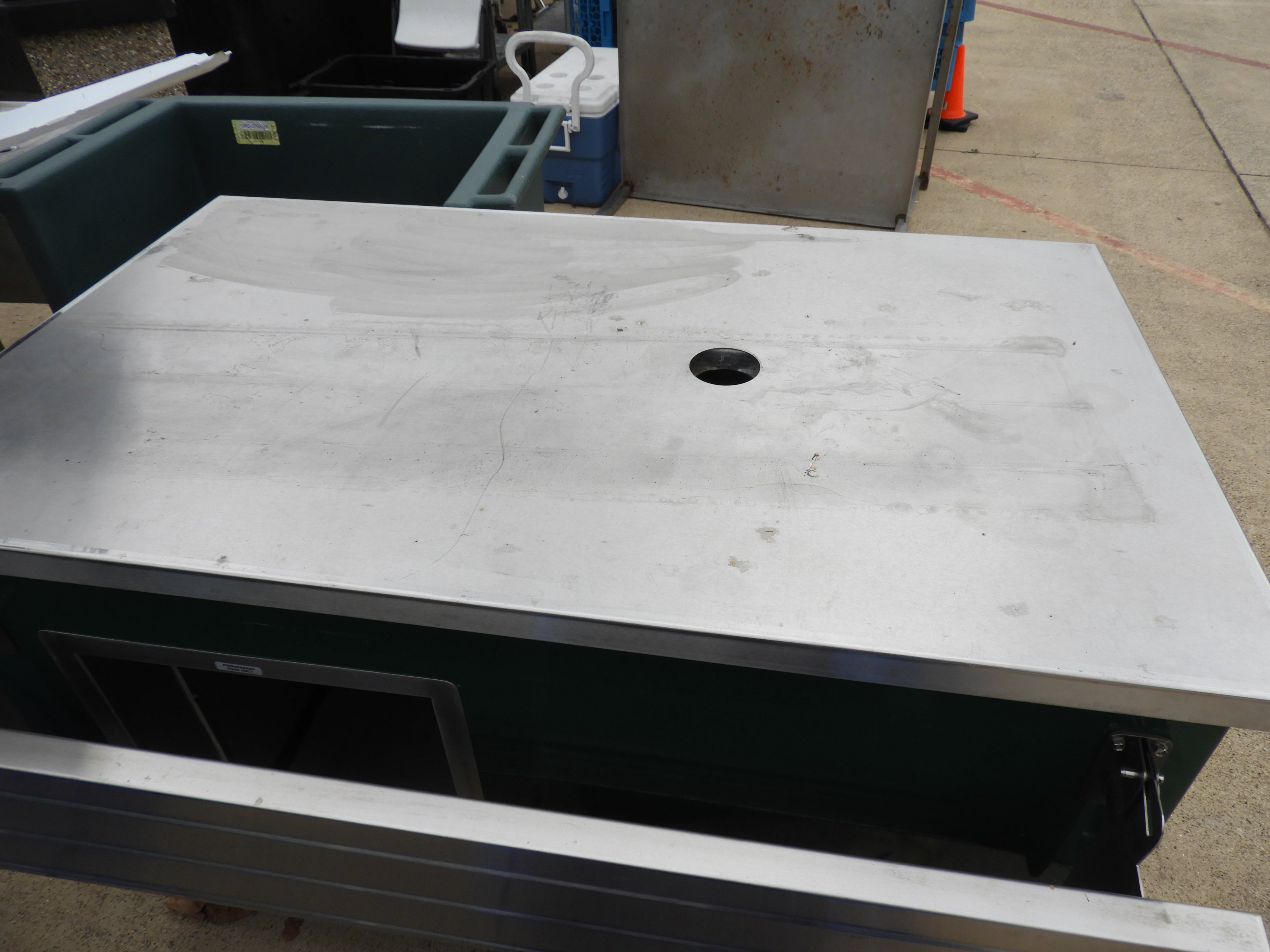Used Colorpoint Portable Stainless Steel Work Counter 50-CSE- SS43