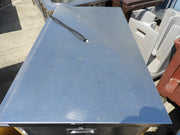 Used Colorpoint Stainless Steel Portable Work Station with Foldable Shelf - SS45