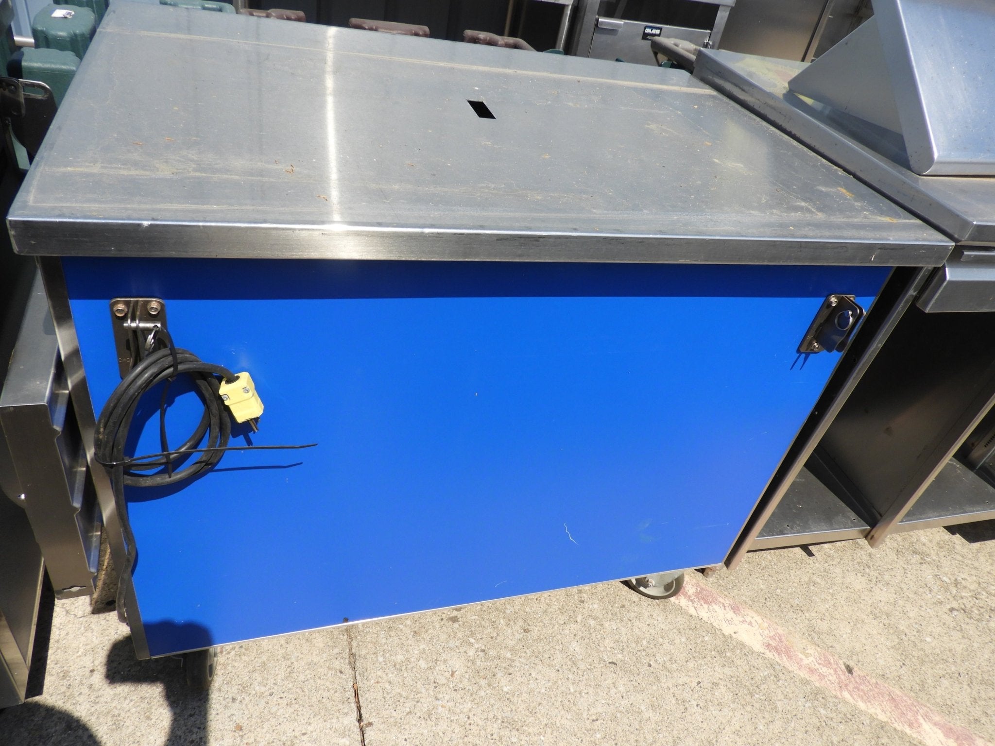 Used Colorpoint Stainless Steel Portable Work Station - SS44 - Falcon Restaurant Supply - 2