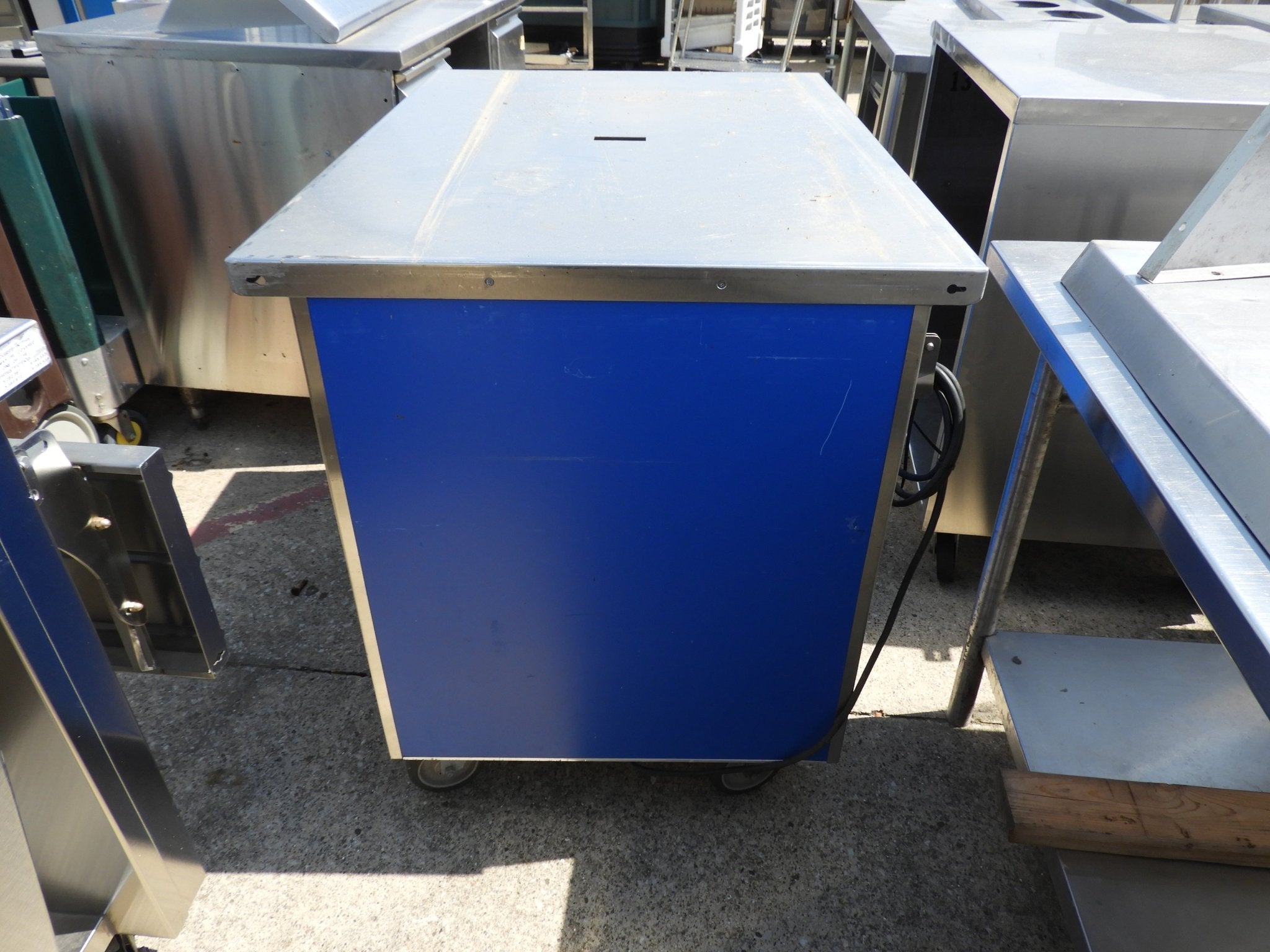 Used Colorpoint Stainless Steel Portable Work Station - SS44 - Falcon Restaurant Supply - 3