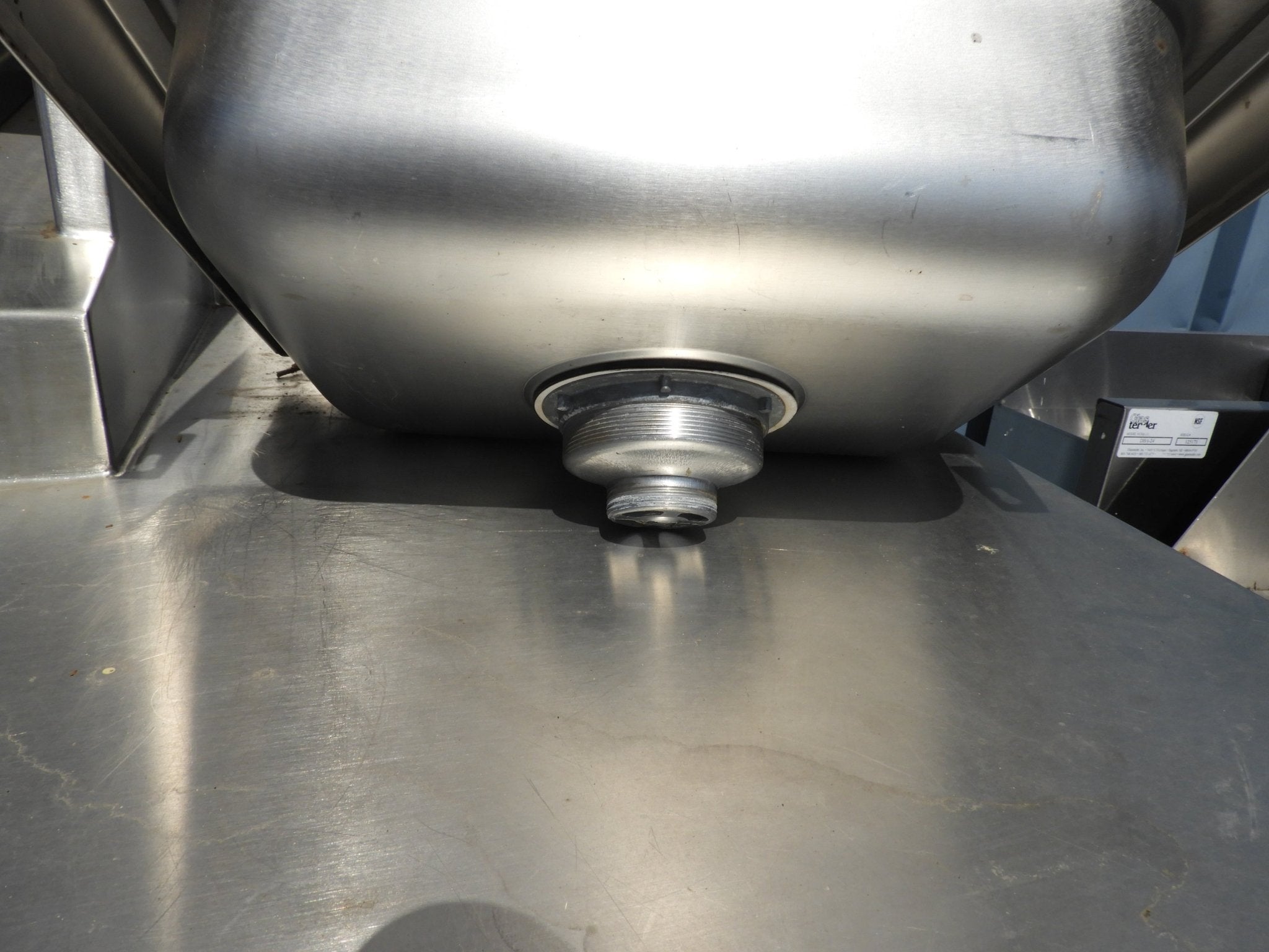 Used Small Stainless Steel Wall Mounted Hand Washing Sink - SS34 - Falcon Restaurant Supply - 4