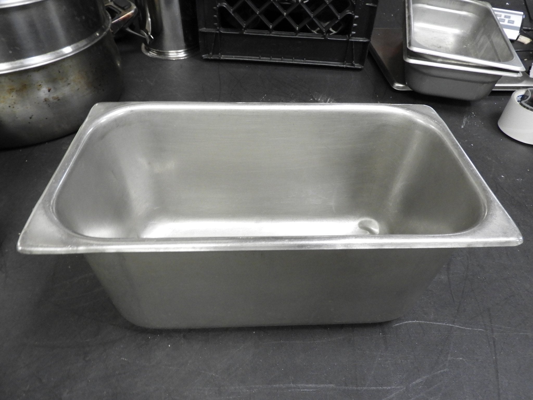 Used 1/3 Size Stainless Steel Steam Table / Hotel Pan - 6" Deep C IP - Falcon Restaurant Supply - 1