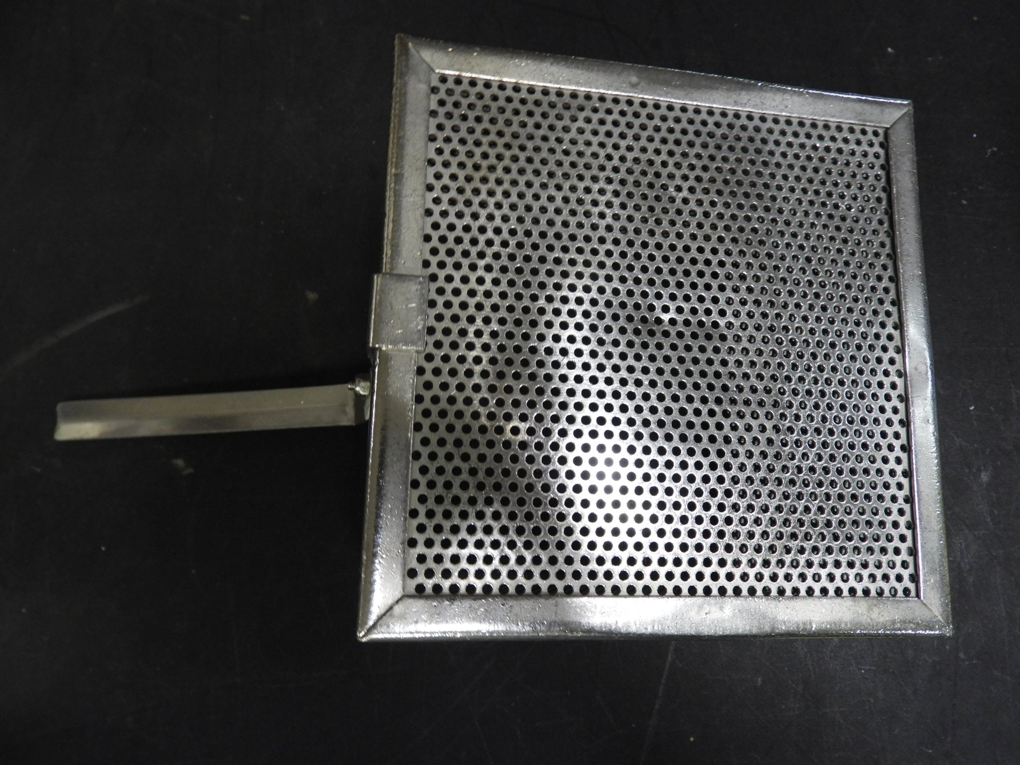 Used 6"x6"x5.25" square Stainless Mesh Frying Basket C IP - Falcon Restaurant Supply - 3