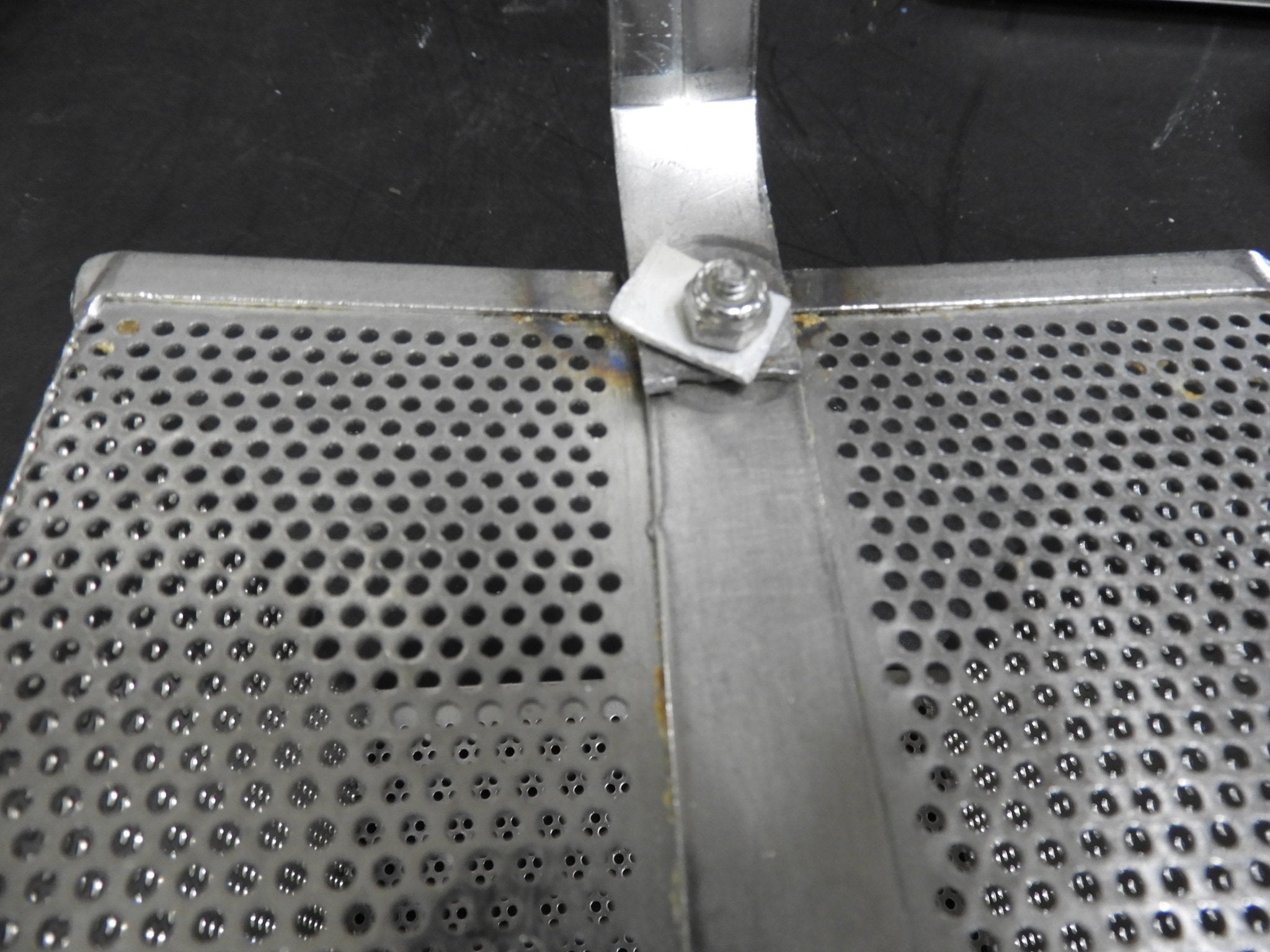 Used 6"x6"x5.25" square Stainless Mesh Frying Basket C IP - Falcon Restaurant Supply - 4